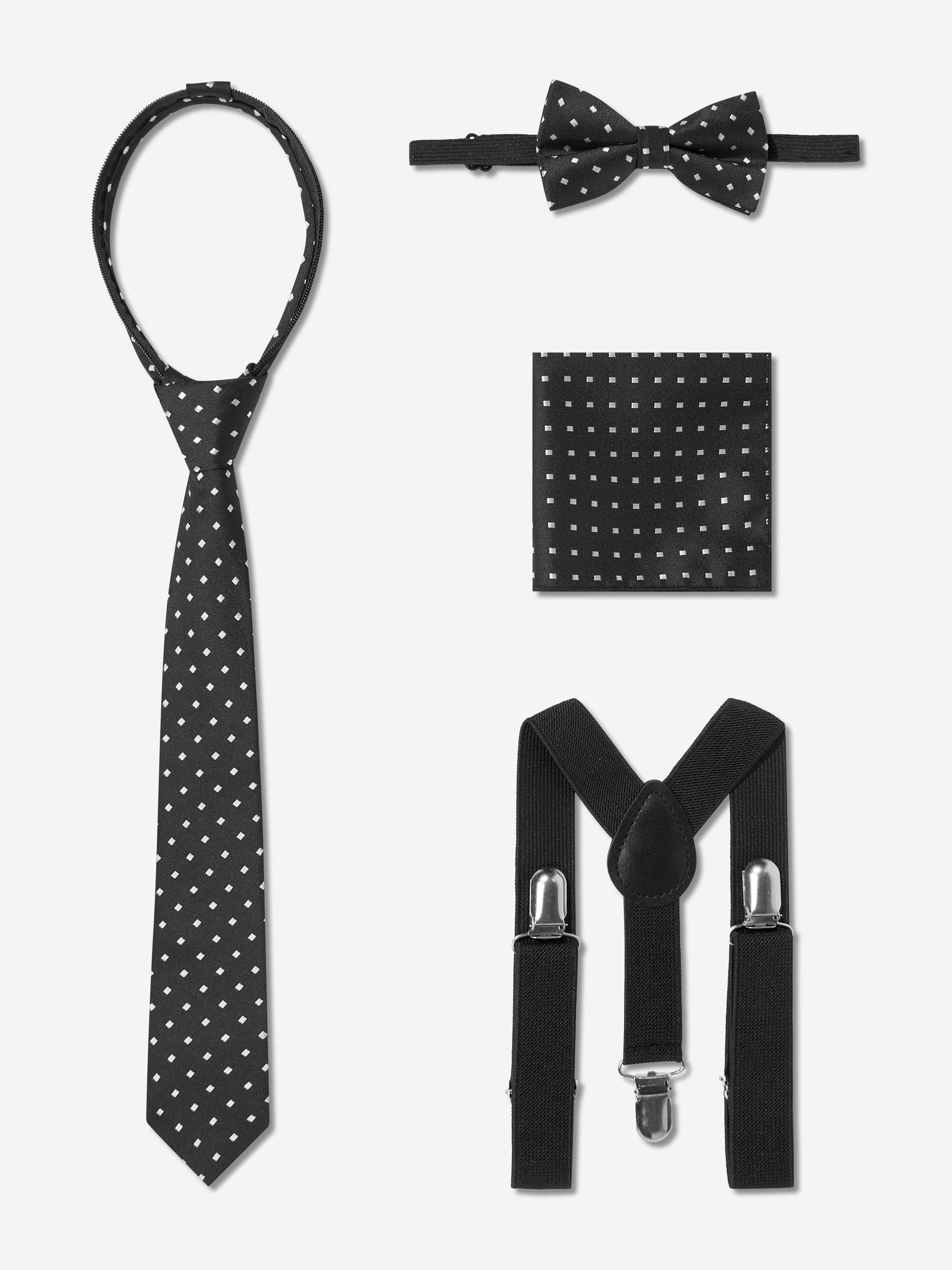 7 Piece Suit Set in Black