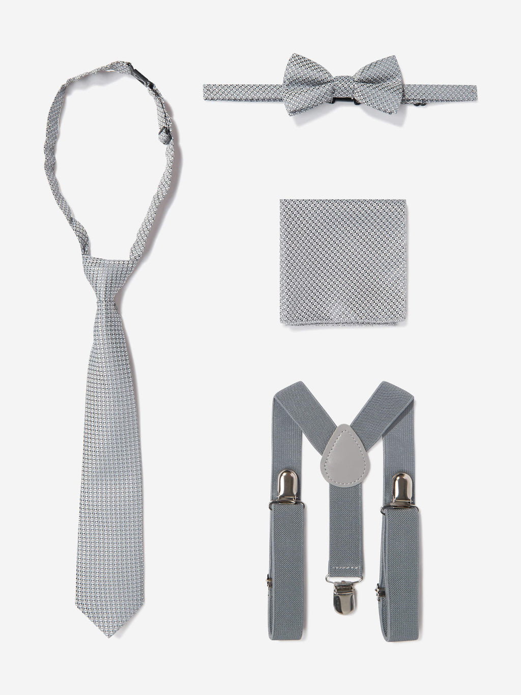 7 Piece Suit Set in Grey