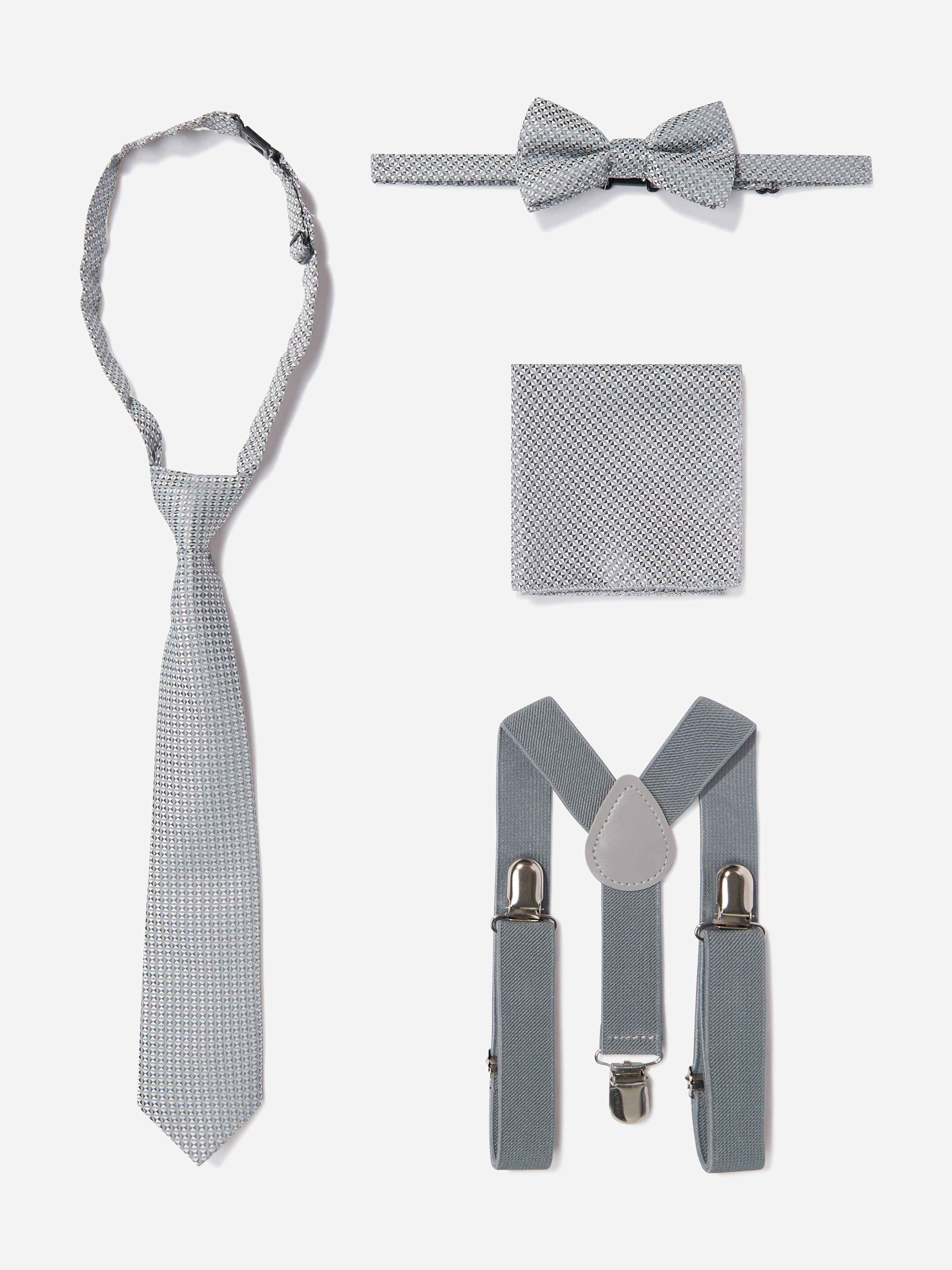 7 Piece Suit Set in Grey