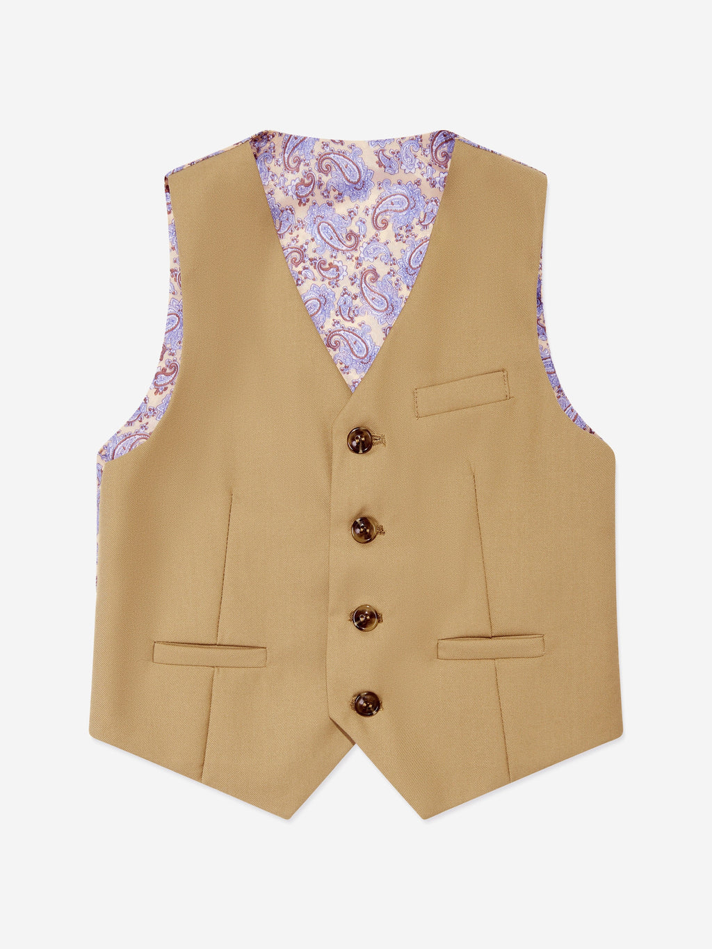 7 Piece Suit Set in Beige