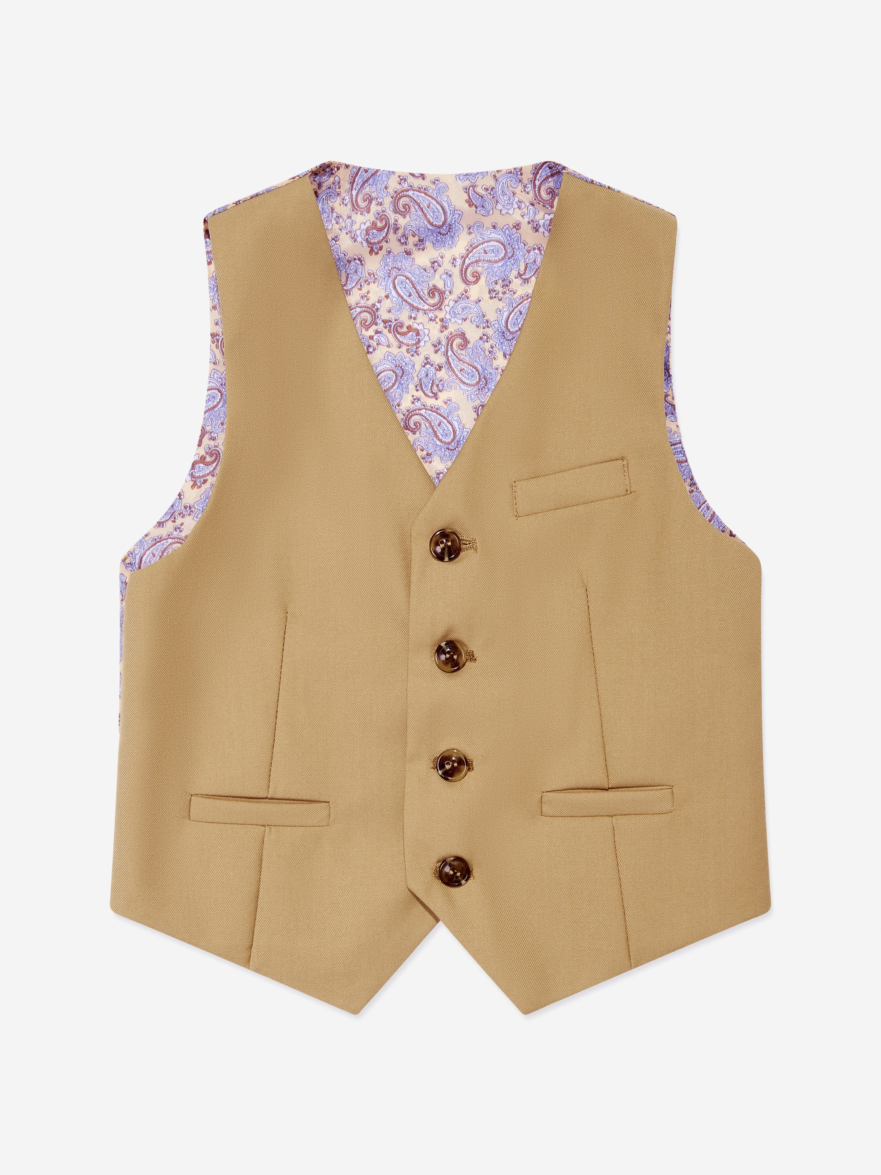 7 Piece Suit Set in Beige