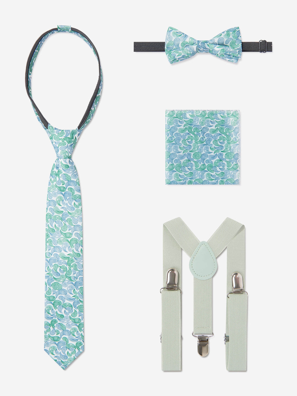 7 Piece Suit Set in Green