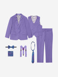 7 Piece Suit Set in Purple