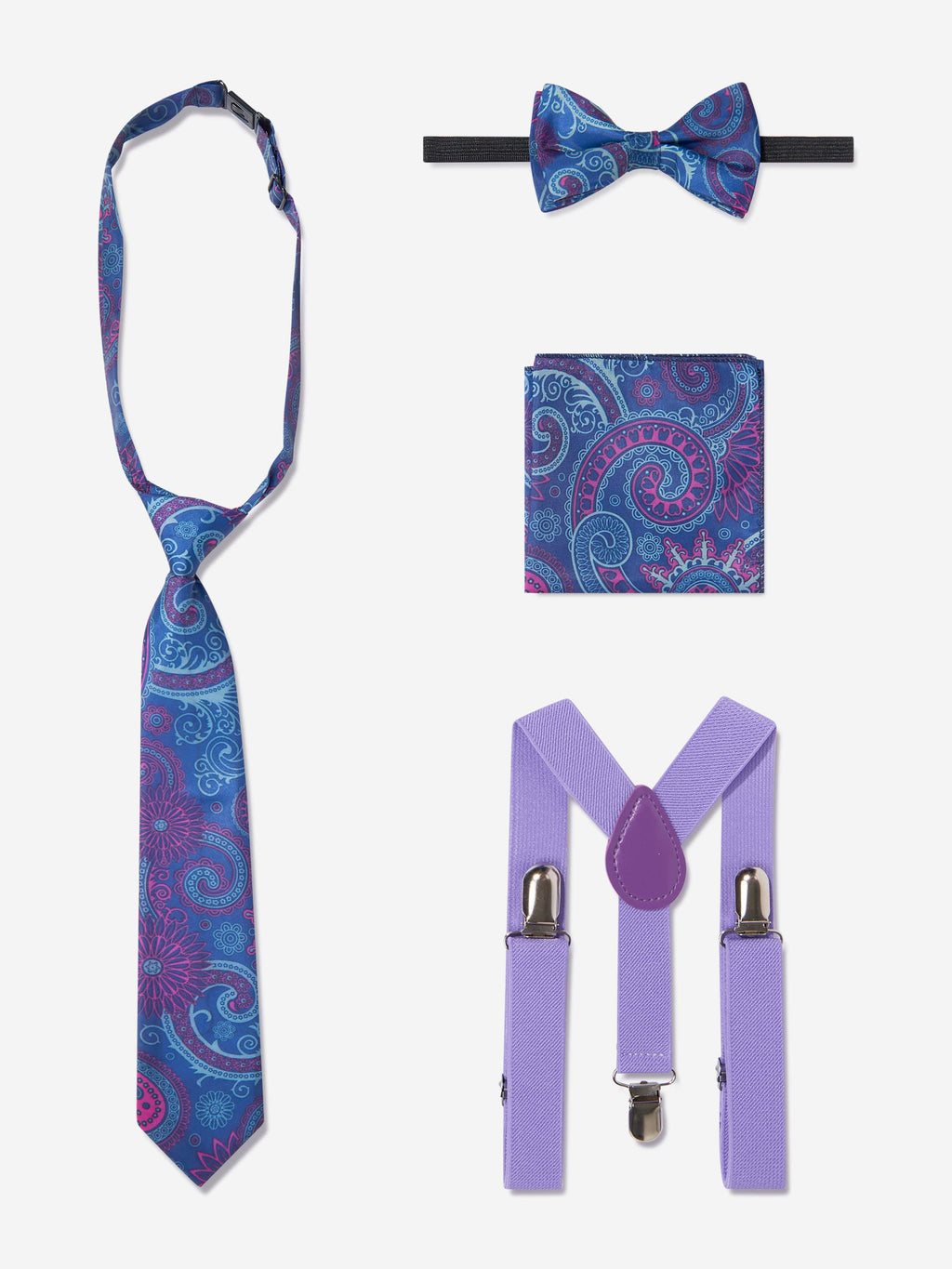 7 Piece Suit Set in Purple