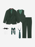 7 Piece Suit Set in Green